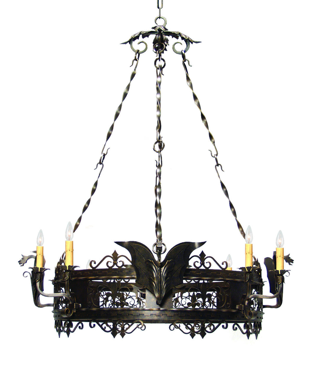 2nd Avenue Dragone 871075.46 Chandelier Light - Gilded Tobacco