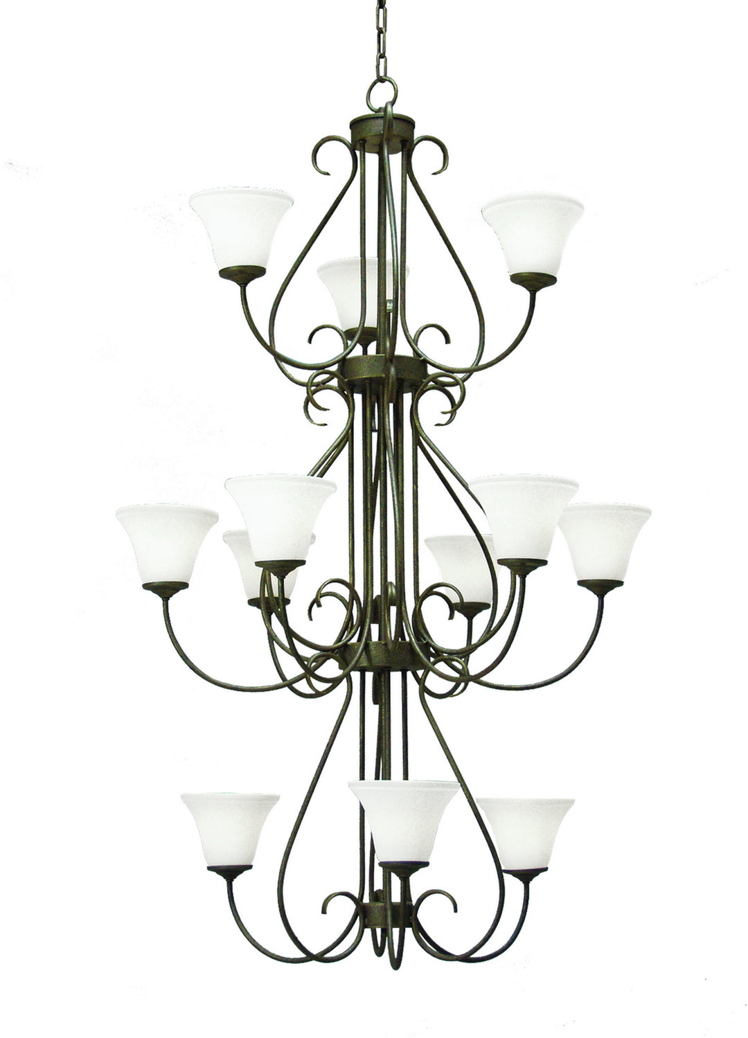 2nd Avenue Jaqueline 871100.36.3TR Chandelier Light - Antiquity