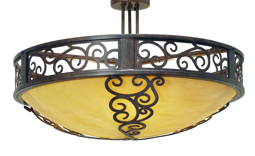 2nd Avenue Lilliana 871175.28.SF Pendant Light - Rustic Iron