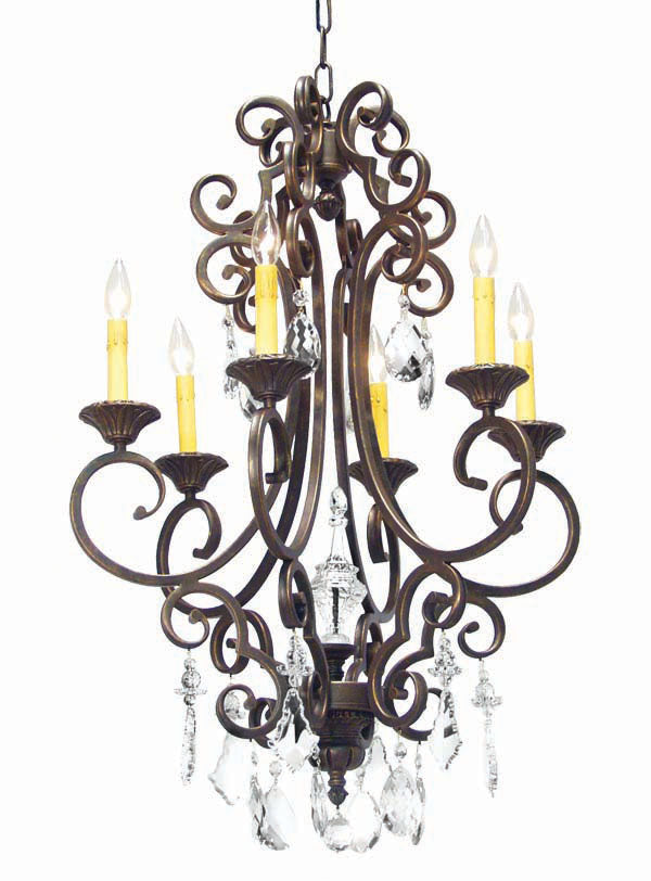 2nd Avenue Aumberto 871199.24.X Chandelier Light - Gilded Tobacco