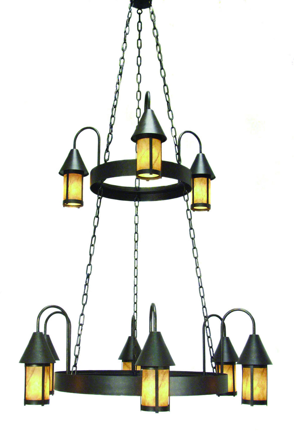 2nd Avenue Algonquin 871226.48 Chandelier Light - Gilded Tobacco