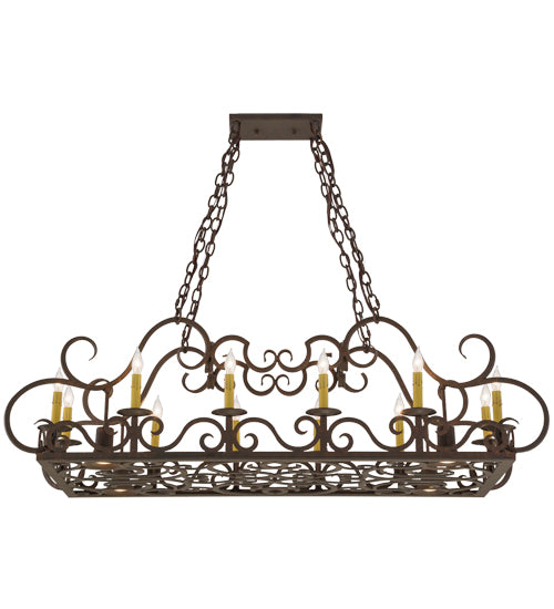 2nd Avenue Carlotta 871382.48.DL Chandelier Light - Gilded Tobacco