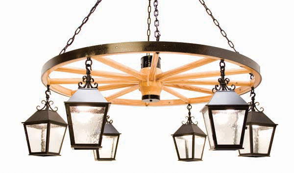 2nd Avenue Silverton 871434.58 Chandelier Light - Blackwash