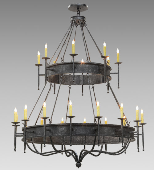 2nd Avenue Marta 871483.72.SOLID Chandelier Light - Gunmetal