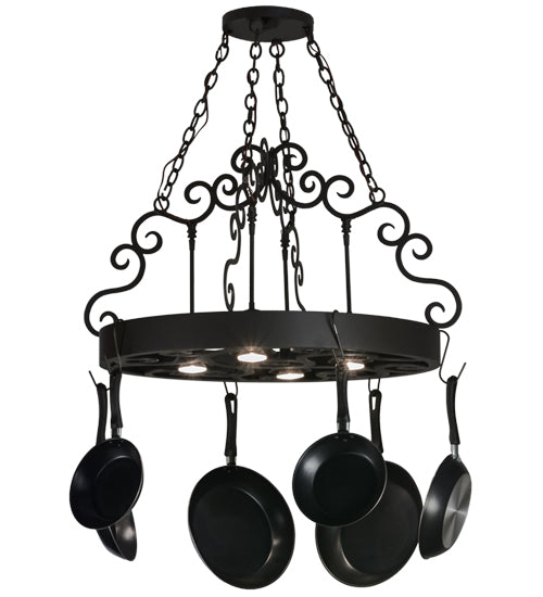 2nd Avenue Dior 871504.32.WI Pendant Light - Wrought Iron