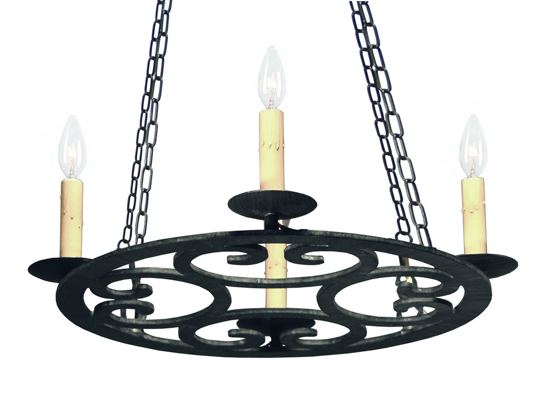 2nd Avenue Ashley 87335.18 Chandelier Light - Copper Rust