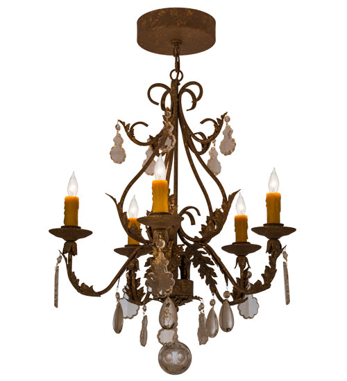 2nd Avenue French Elegance 87400.24.X.CAN Chandelier Light - Pompeii Gold