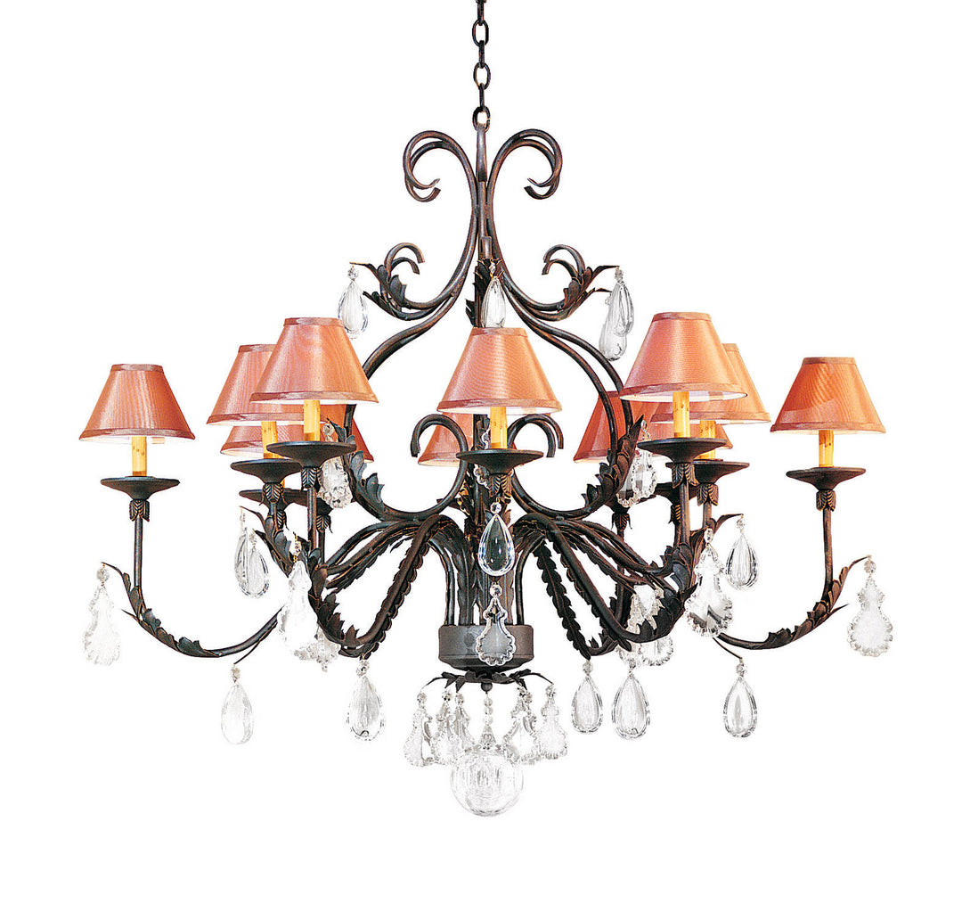 2nd Avenue French Elegance 87400.48.X Chandelier Light - Gilded Tobacco