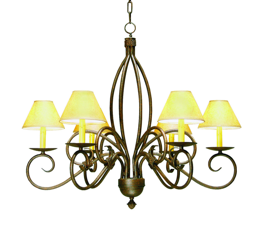 2nd Avenue Squire 87607.28 Chandelier Light - Cajun Spice
