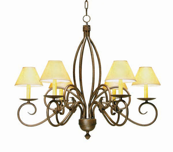 2nd Avenue Squire 87607.28.WP.7.0 Chandelier Light - Cajun Spice