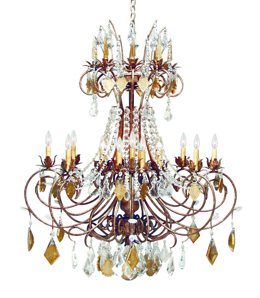 2nd Avenue Minuet 87618.42.CX Chandelier Light - Pompeii Gold