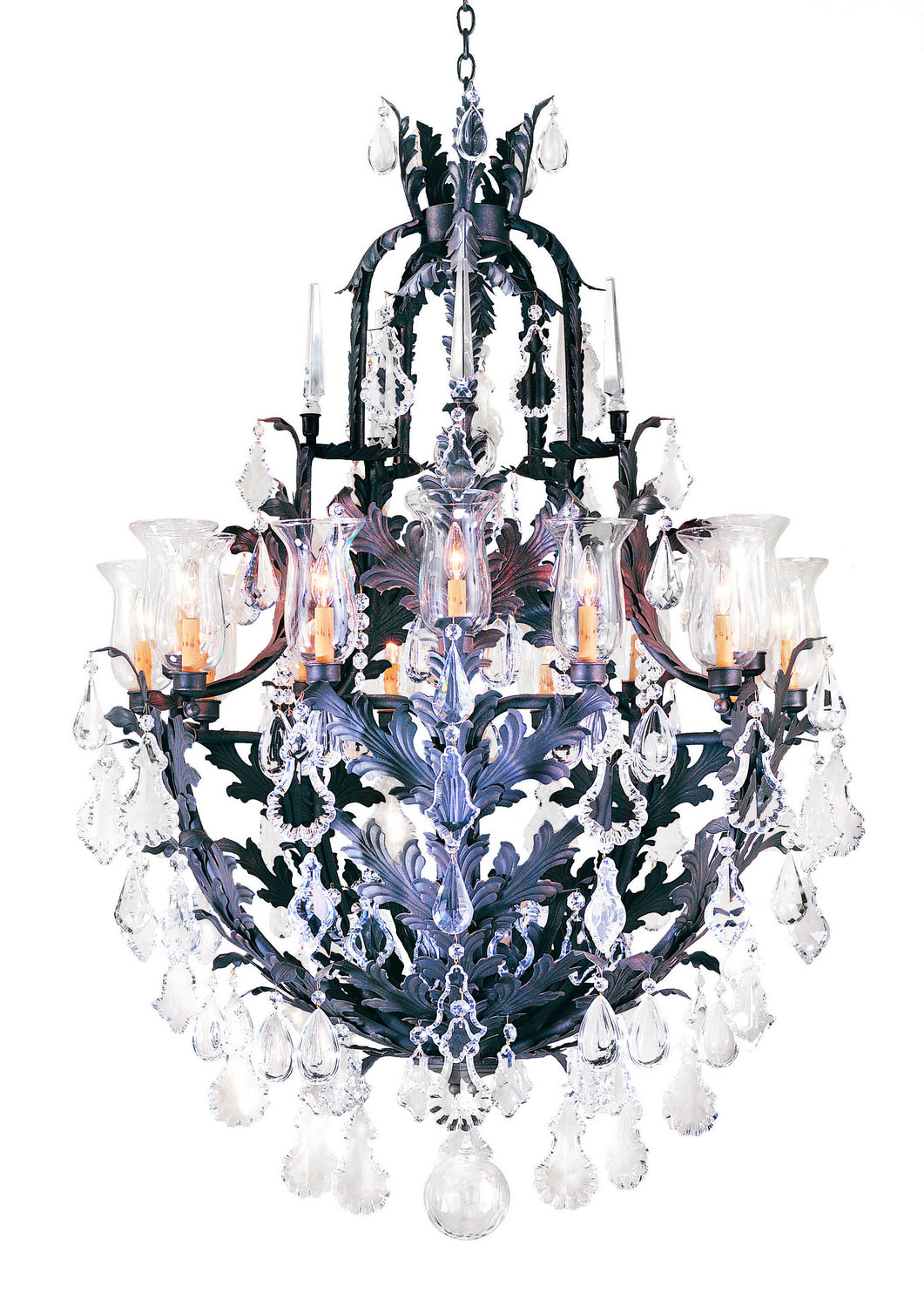 2nd Avenue French Baroque 87628.36.X Chandelier Light - Gilded Tobacco