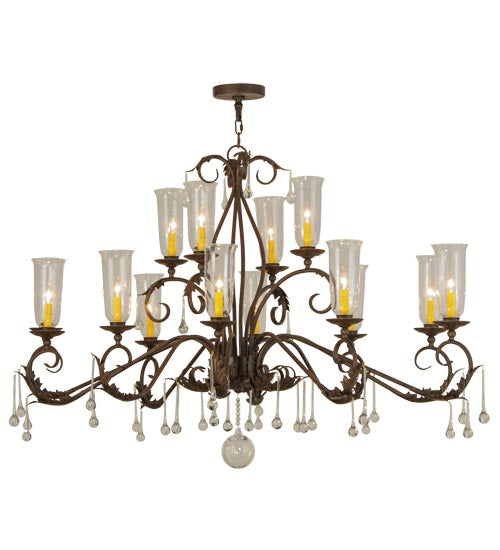 2nd Avenue Windsor 87636.60.X.TDROP Chandelier Light - Classic Rust