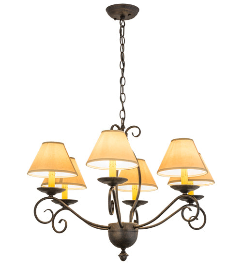 2nd Avenue Sienna 87698.26.065T Chandelier Light - Chestnut