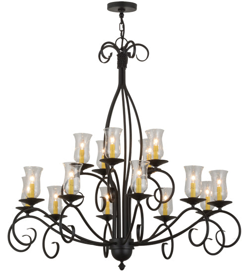 2nd Avenue Sienna 87698.48.2TR Chandelier Light - Textured Black