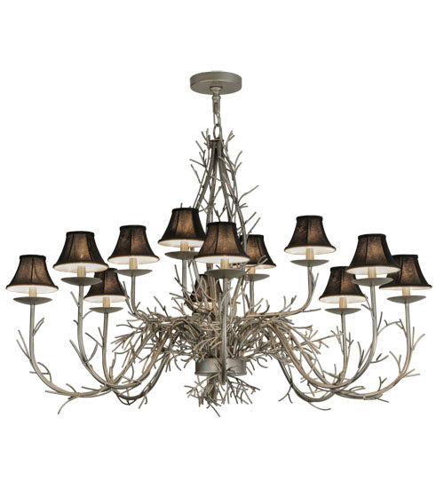 2nd Avenue Twigs 87730.48.32.FS Chandelier Light - Nickel Powder Coat