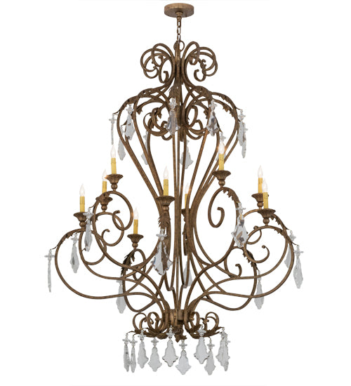 2nd Avenue Josephine 87835.48.2TR.X.079U Chandelier Light - Spanish Gold