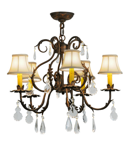 2nd Avenue Chantilly 87896.24.X.CT.5.0 Chandelier Light - French Bronze