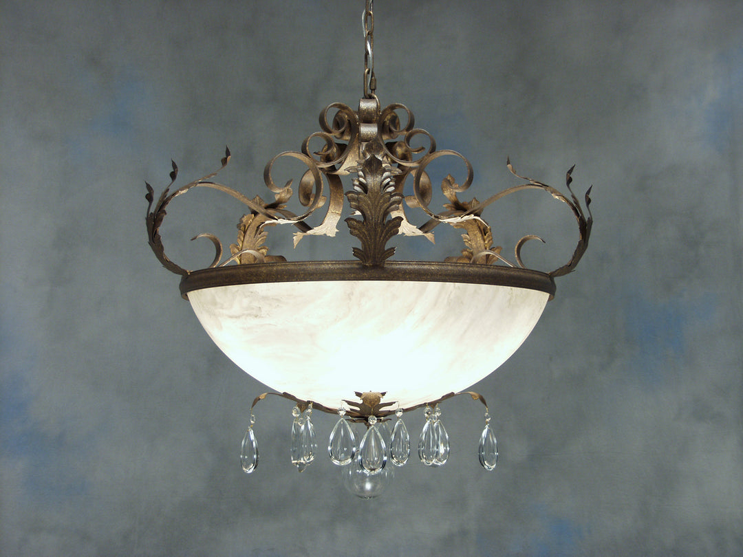 Meyda Tiffany 120442 Renaissance Ceiling Fixture, 42.5" Width