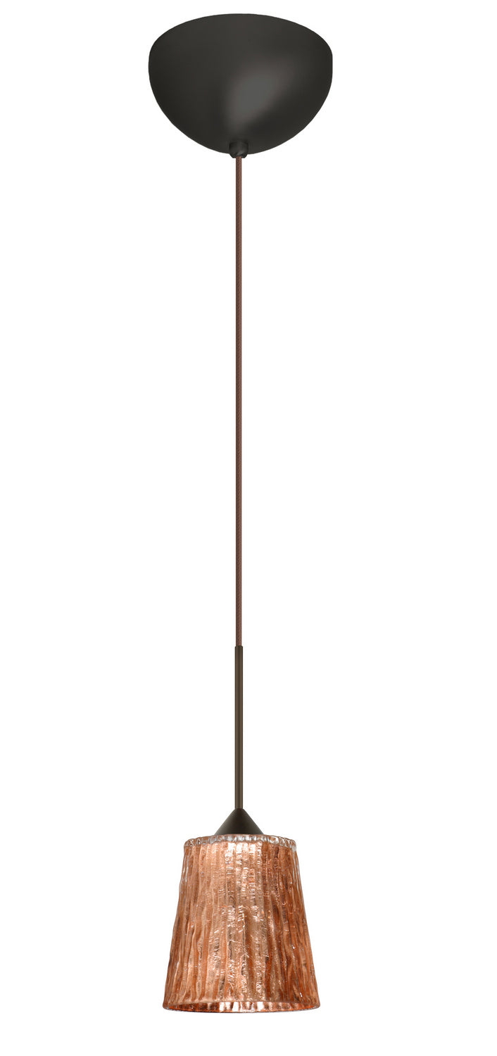 Besa Nico 1XC-5125CF-BR Pendant Light - Bronze