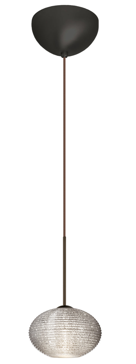Besa Lasso 1XC-5612GL-BR Pendant Light - Bronze