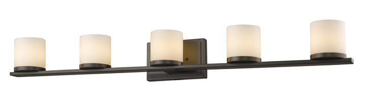 Z-Lite Nori 1912-5V-BRZ-LED Bath Vanity Light 40 in. wide - Bronze