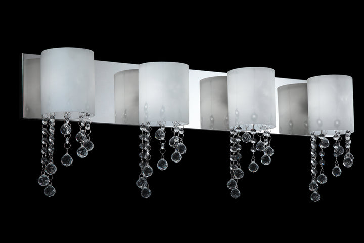 Z-Lite Jewel 871CH-4V-LED Bath Vanity Light 31 in. wide - Chrome