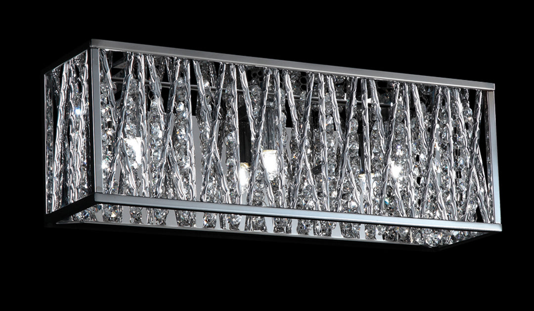 Z-Lite Terra 872CH-3V-LED Bath Vanity Light 17 in. wide - Chrome