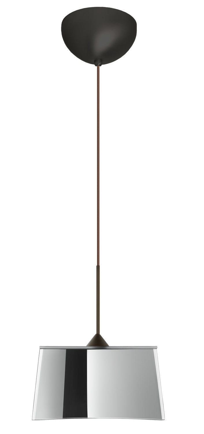 Besa Groove 1XC-6773MR-LED-BR Pendant Light - Bronze