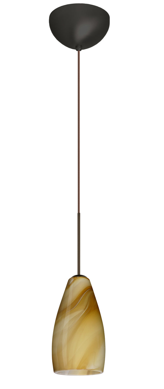 Besa Karli 1XC-7198HN-LED-BR Pendant Light - Bronze