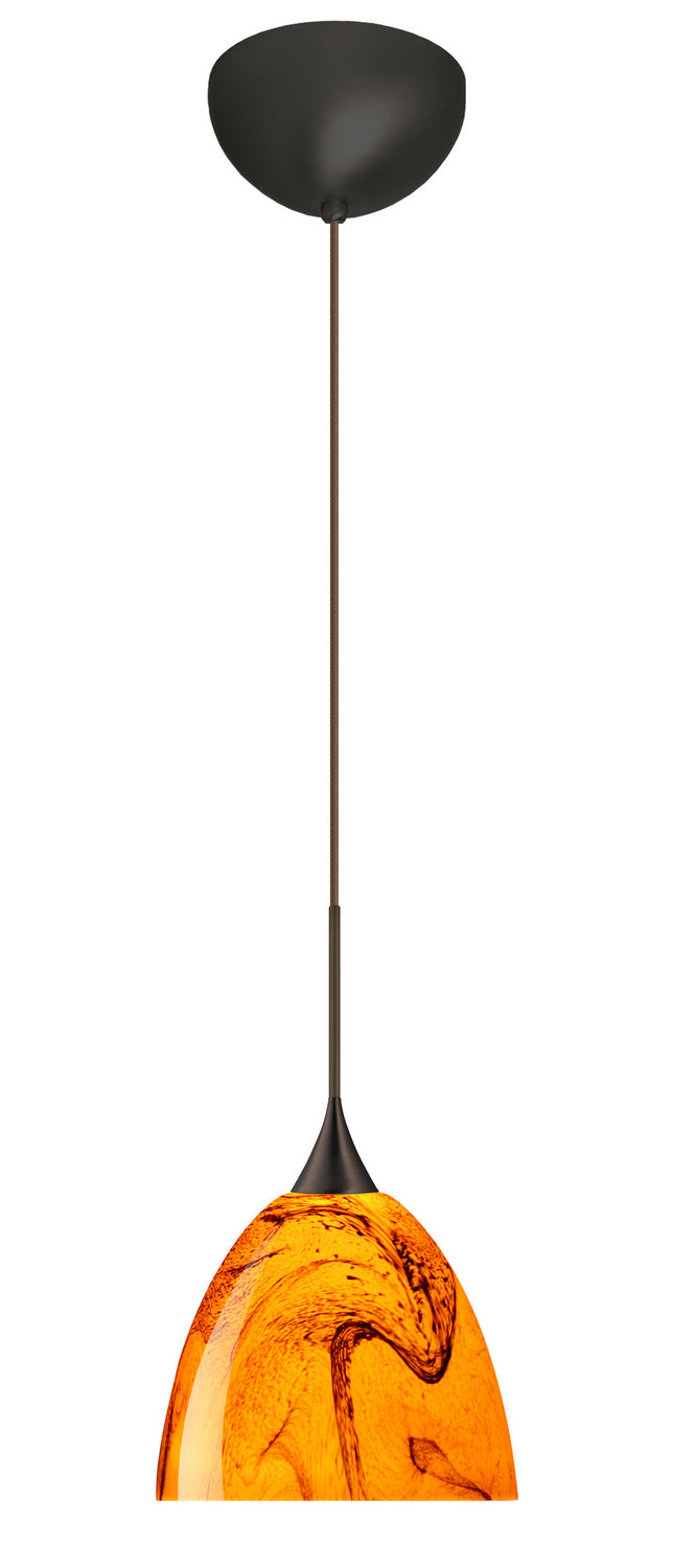 Besa Sasha 1XC-7570HB-BR Pendant Light - Bronze