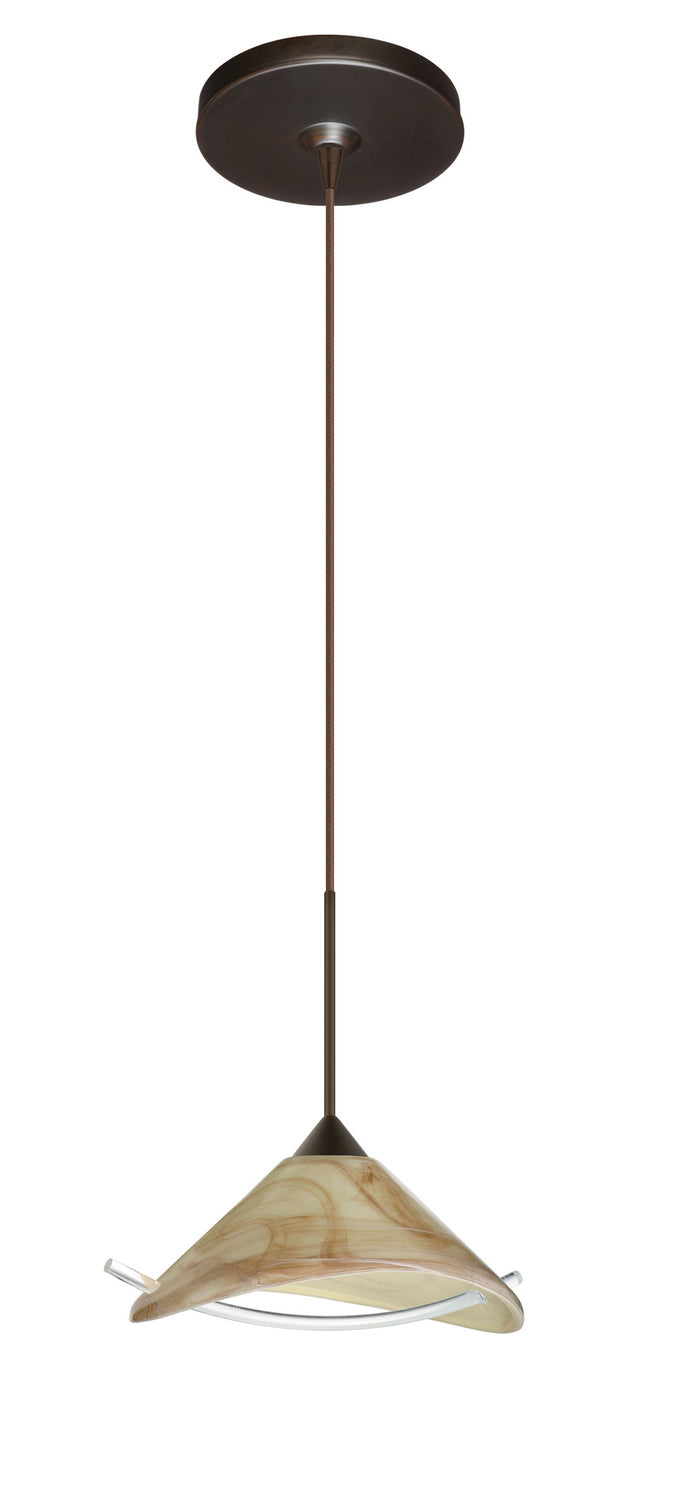 Besa Hoppi 1XP-181305-BR Pendant Light - Bronze