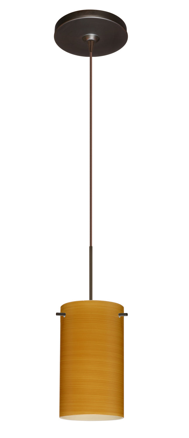 Besa Stilo 1XP-4404OK-BR Pendant Light - Bronze