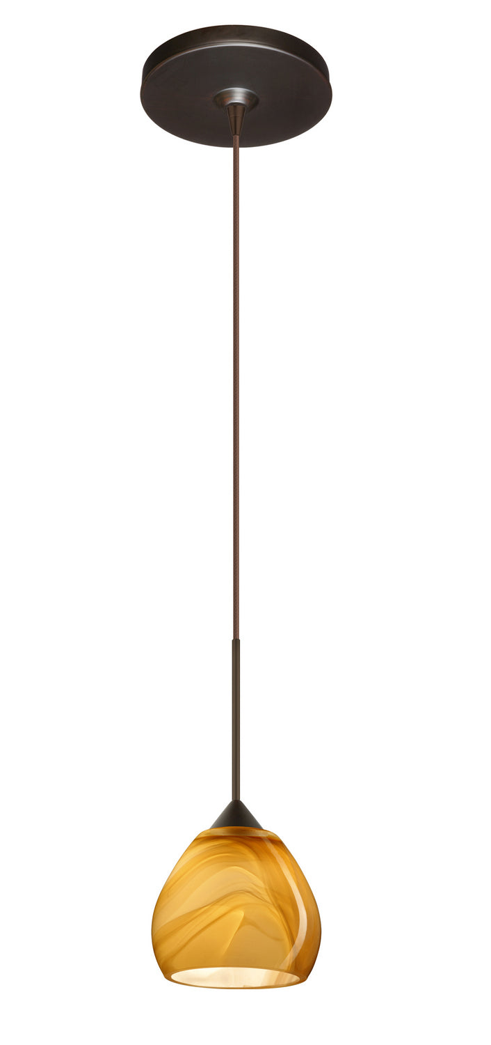Besa Tay Tay 1XP-5605HN-BR Pendant Light - Bronze