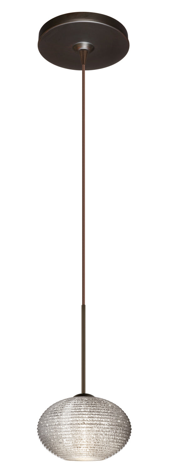 Besa Lasso 1XP-5612GL-BR Pendant Light - Bronze