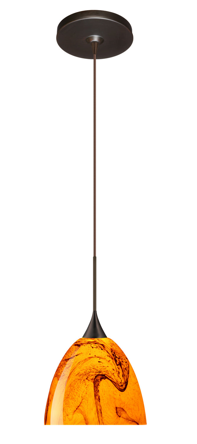 Besa Sasha 1XP-7570HB-BR Pendant Light - Bronze