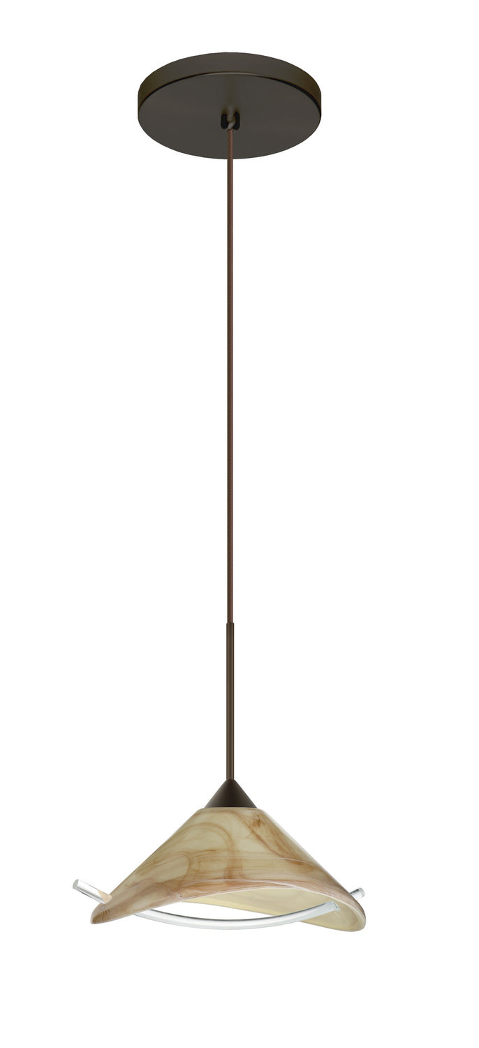 Besa Hoppi 1XT-181305-BR Pendant Light - Bronze