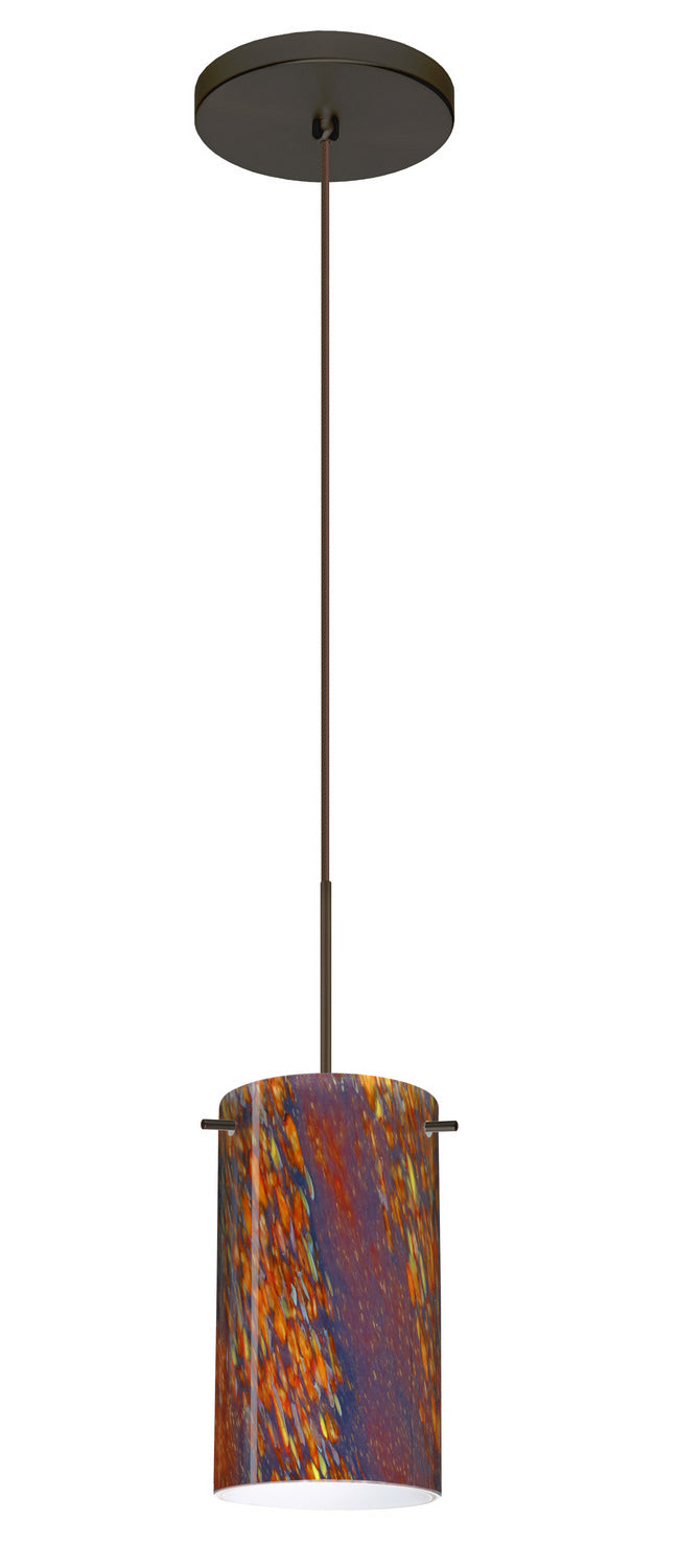 Besa Stilo 1XT-4404CE-BR Pendant Light - Bronze