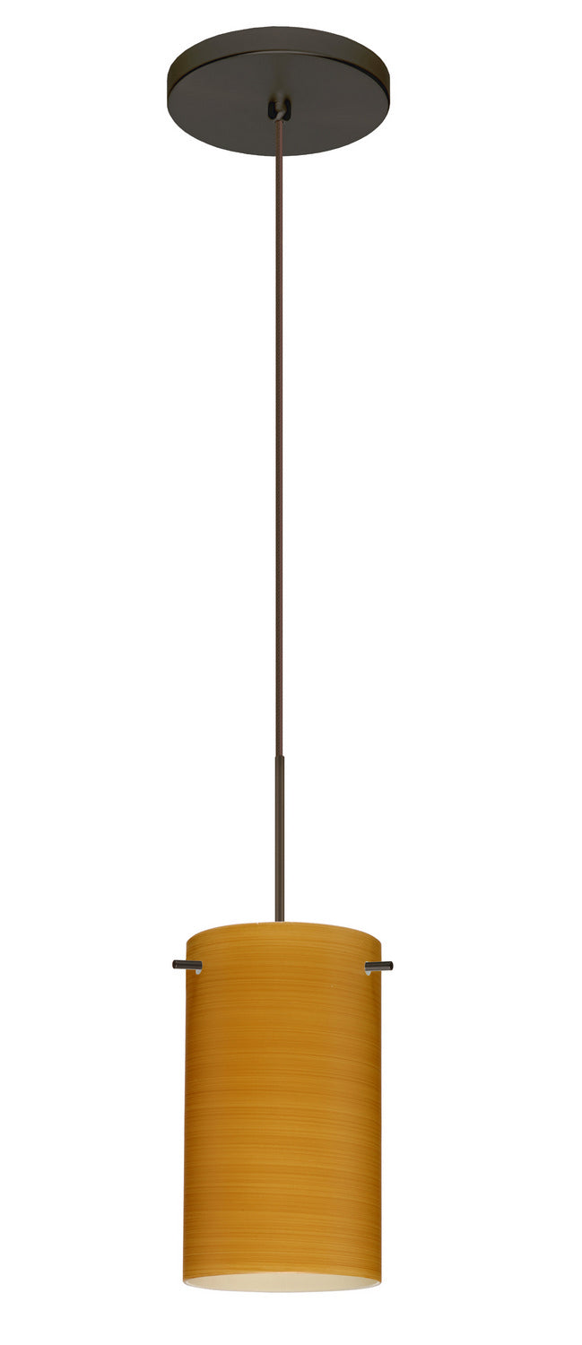 Besa Stilo 1XT-4404OK-BR Pendant Light - Bronze