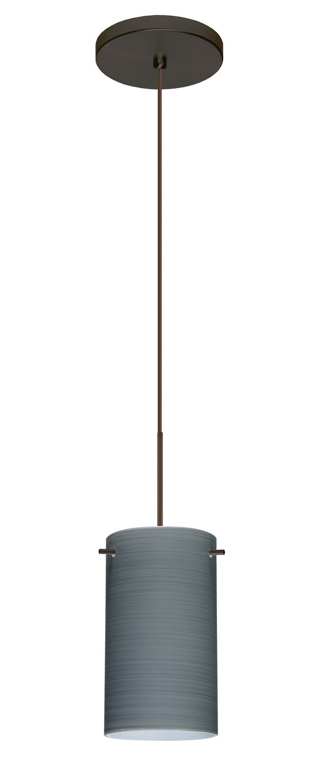 Besa Stilo 1XT-4404TN-BR Pendant Light - Bronze