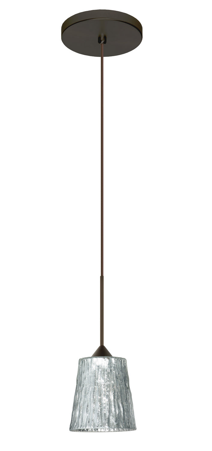 Besa Nico 1XT-5125SF-BR Pendant Light - Bronze