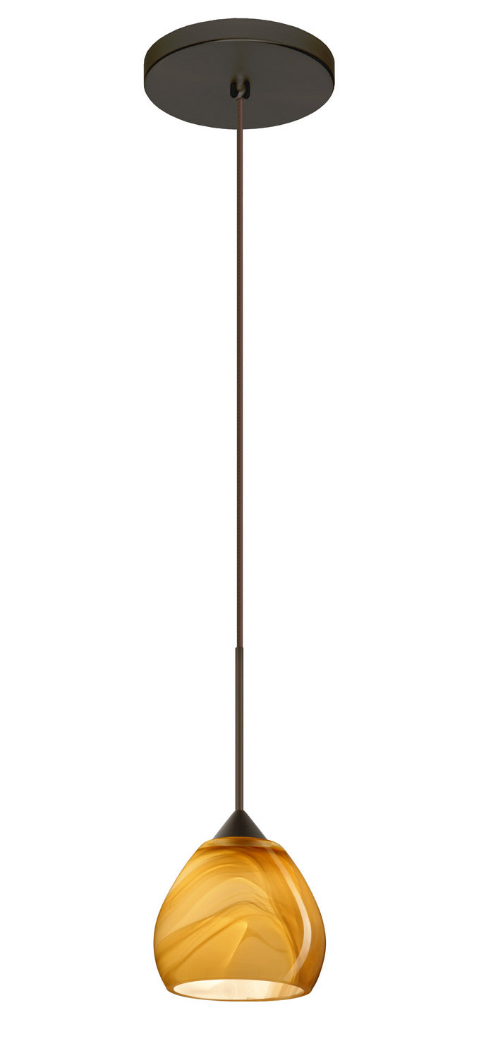 Besa Tay Tay 1XT-5605HN-BR Pendant Light - Bronze