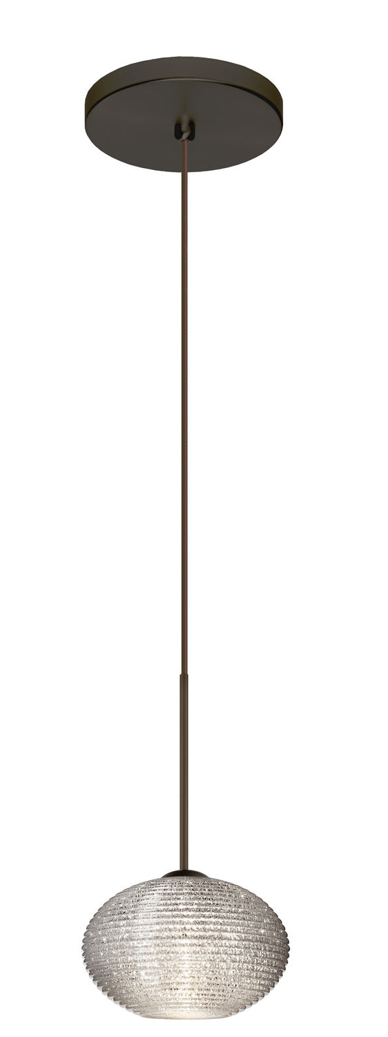 Besa Lasso 1XT-5612GL-BR Pendant Light - Bronze