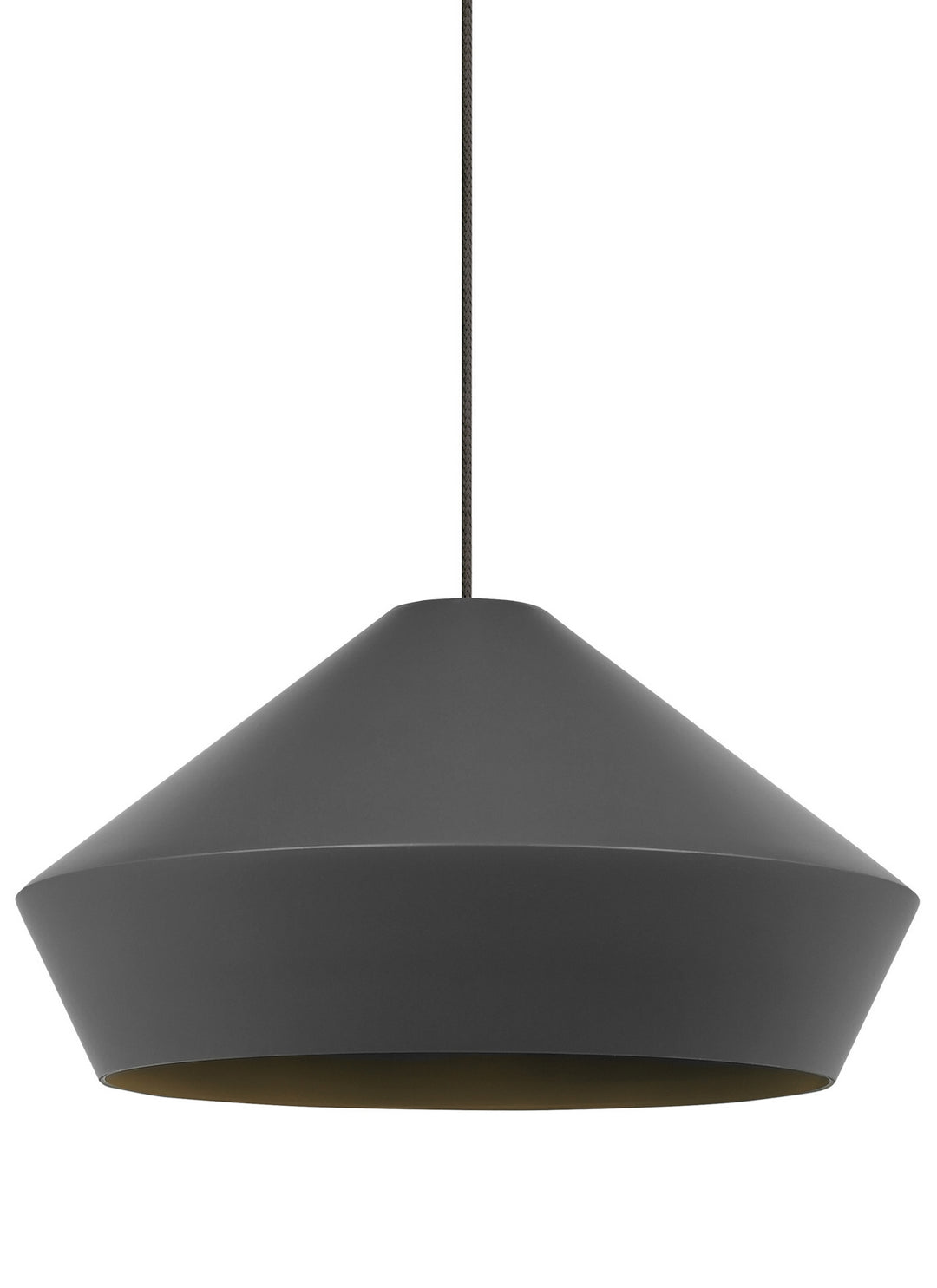 Visual Comfort Modern 700FJBMLYZ-LEDS830 Brummel One Light Pendant Track Light Bronze / Dark