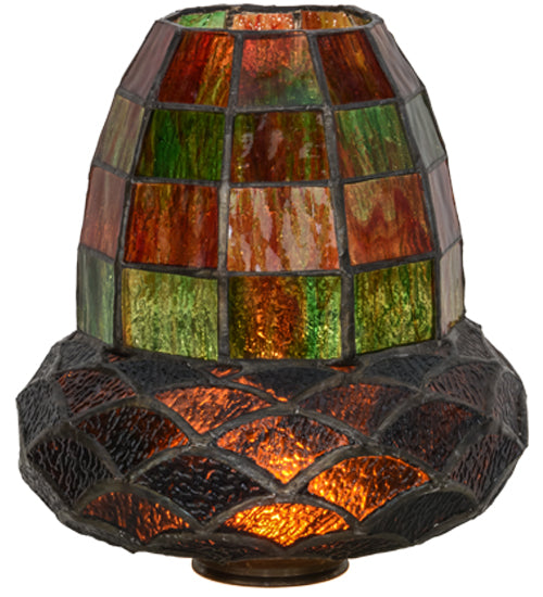 Meyda Tiffany Lighting 77532 Acorn Shade Lamp Shade Multicolored