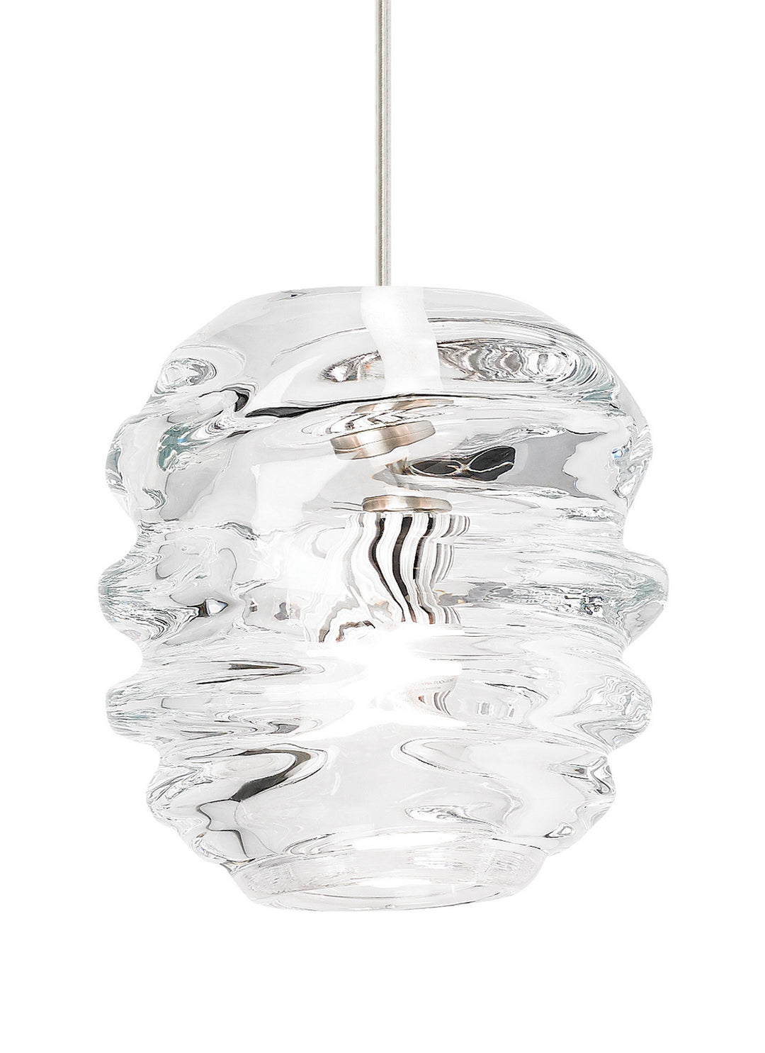 Visual Comfort Modern 700TDADRCS-LEDS830 Audra One Light Pendant Track Light Pewter, Nickel, Silver