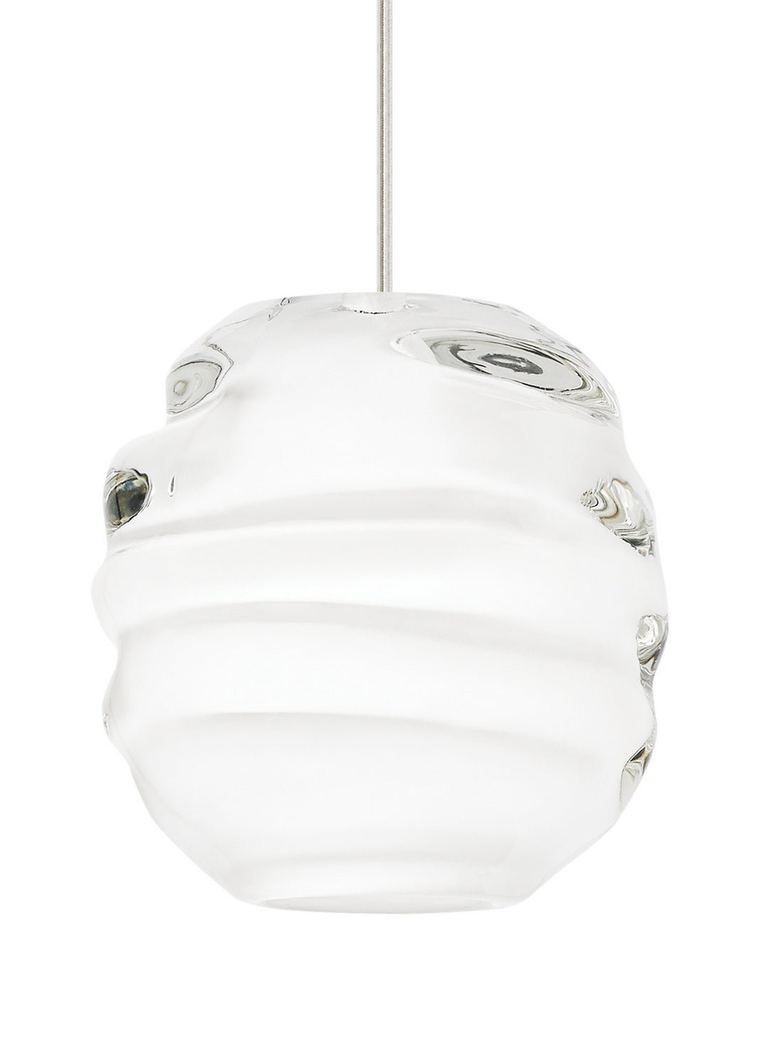 Visual Comfort Modern 700TDADRWS Audra One Light Pendant Track Light Pewter, Nickel, Silver