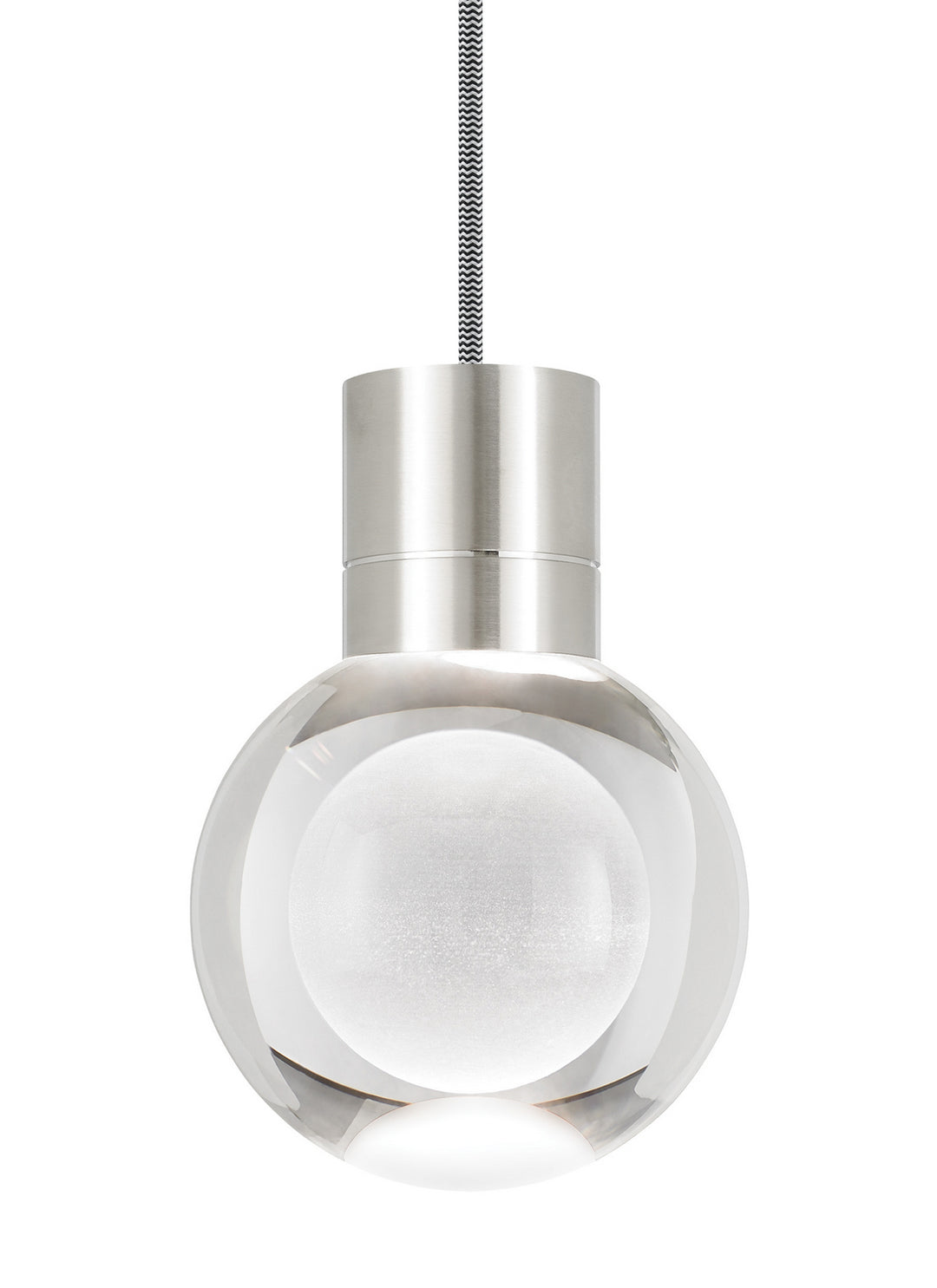 Visual Comfort Modern 700TDMINAP1CIS-LED930 Mina Led Pendant Track Light Pewter, Nickel, Silver