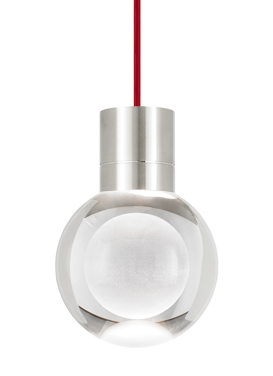 Visual Comfort Modern 700TDMINAP1CRS-LED930 Mina Led Pendant Track Light Pewter, Nickel, Silver