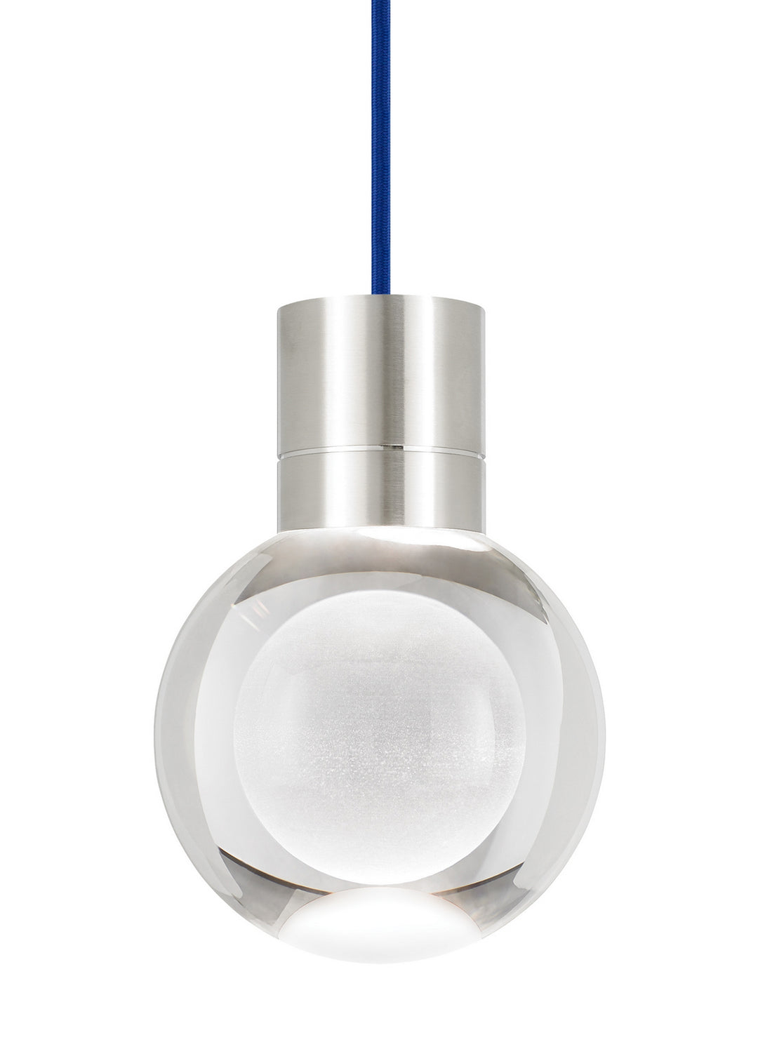 Visual Comfort Modern 700TDMINAP1CUS-LED922 Mina Led Pendant Track Light Pewter, Nickel, Silver